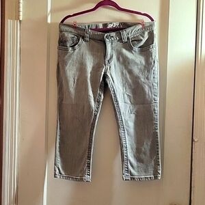 Roxy Girls  Flare Ankle Jeans, Cotton/Spandex, Size 13